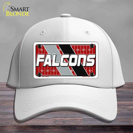 FALCONS Graphic Novelty License Plate Hat HAT-MLP-14626 Cotton White
