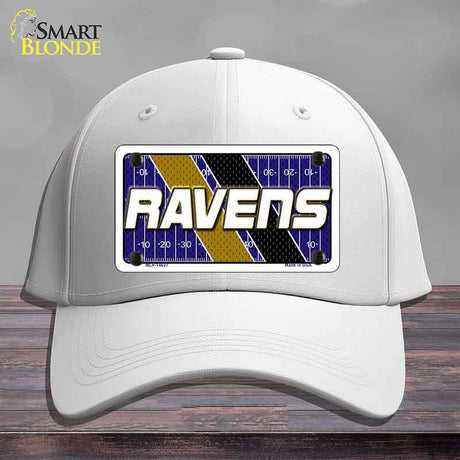 RAVENS Graphic Novelty License Plate Hat HAT-MLP-14627 Cotton White
