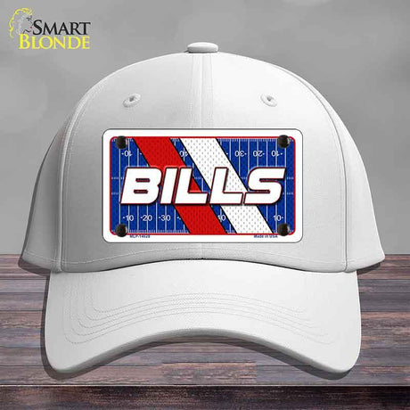 BILLS Graphic Novelty License Plate Hat HAT-MLP-14628 Cotton White
