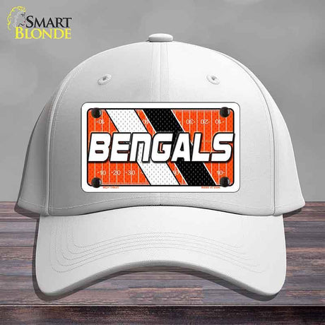 BENGALS Graphic Novelty License Plate Hat HAT-MLP-14631 Cotton White