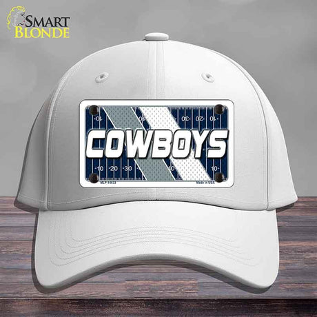 COWBOYS Graphic Novelty License Plate Hat HAT-MLP-14633 Cotton White