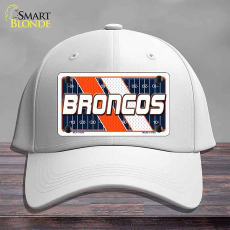 BRONCOS Graphic Novelty License Plate Hat HAT-MLP-14634 Cotton White