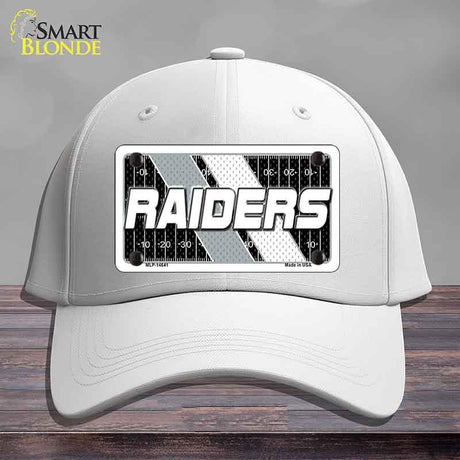 RAIDERS Graphic Novelty License Plate Hat HAT-MLP-14641 Cotton White