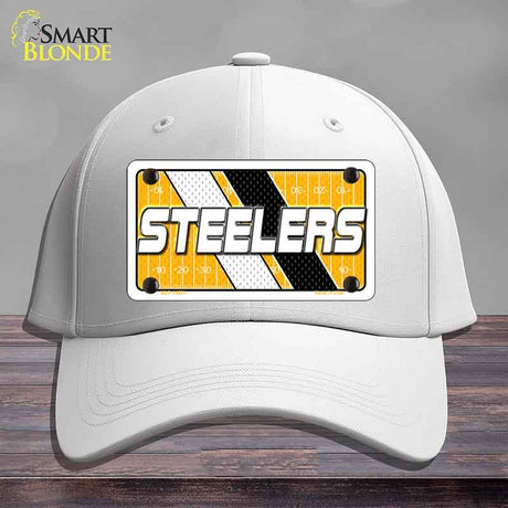 STEELERS Graphic Novelty License Plate Hat HAT-MLP-14651 Cotton White