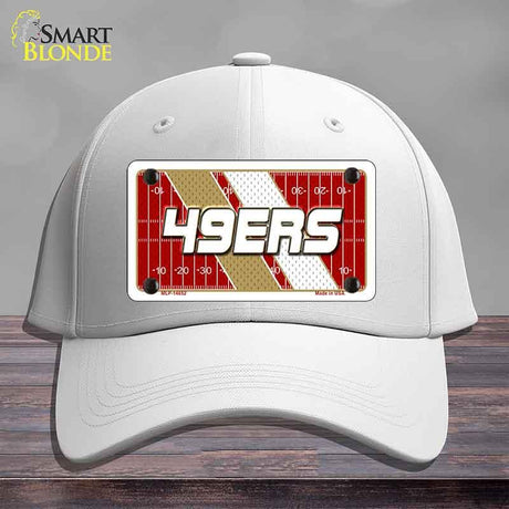 49ERS Graphic Novelty License Plate Hat HAT-MLP-14652 Cotton White
