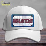 AVALANCHE Graphic Novelty License Plate Hat HAT-MLP-14663 Cotton White