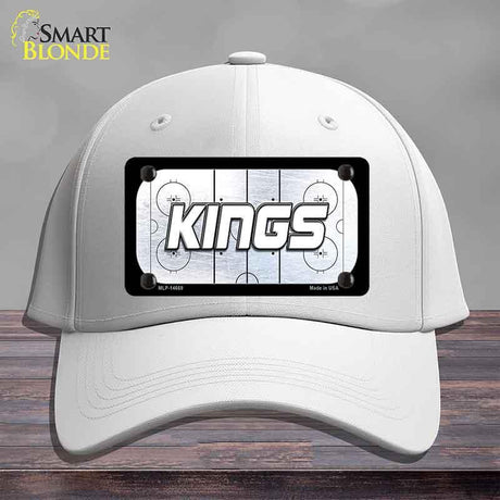 KINGS Graphic Novelty License Plate Hat HAT-MLP-14669 Cotton White