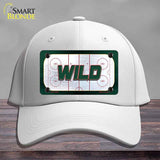 WILD Graphic Novelty License Plate Hat HAT-MLP-14670 Cotton White