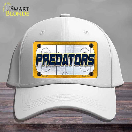 PREDATORS Graphic Novelty License Plate Hat HAT-MLP-14672 Cotton White