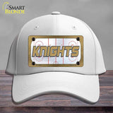 KNIGHTS Graphic Novelty License Plate Hat HAT-MLP-14686 Cotton White