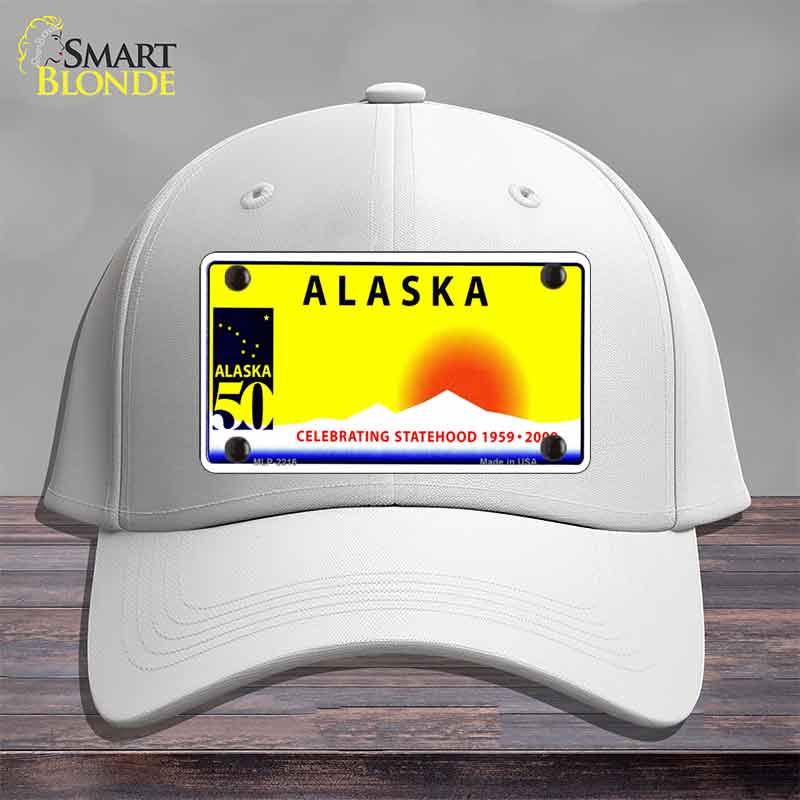 Alaska State Blank Novelty License Plate Hat HAT-MLP-2216