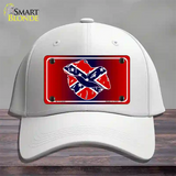 Rebel Kiss Novelty License Plate Hat Cotton / White