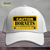 Caution Hornets Fan Novelty License Plate Hat Cotton / White