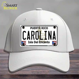Carolina Novelty License Plate Hat Cotton / White