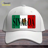 Sinaloa Novelty License Plate Hat Cotton / White
