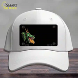 Dragon Offset Customizable Novelty License Plate Hat Cotton / White