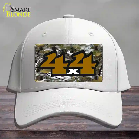 4x4 Camouflage Novelty License Plate Hat Cotton / White