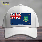 British Virgin Islands Flag Novelty License Plate Hat Cotton / White