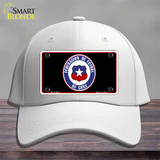Federacion De Futbol De Chili Flag Novelty License Plate Hat Cotton / White