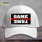 Game Over Fame Novelty License Plate Hat Cotton / White