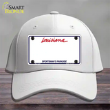 Louisiana Sportsman Blank Plate Novelty License Plate Hat Cotton / White