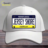 Jersey Shore Pennsylvania State Novelty License Plate Hat Cotton / White