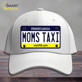 Moms Taxi Pennsylvania State Novelty License Plate Hat Cotton / White
