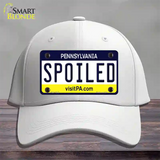 Spoiled Pennsylvania State Novelty License Plate Hat Cotton / White