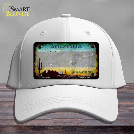 Arizona Gray Rusty Novelty License Plate Hat HAT-MLP-8169