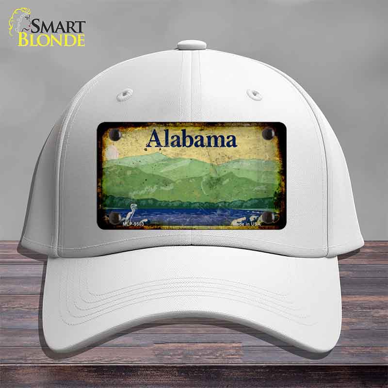 Alabama Rusty Novelty License Plate Hat HAT-MLP-9503