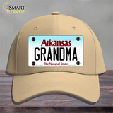 Grandma Arkansas Novelty License Plate Hat Cotton / Khaki
