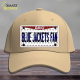 Blue Jackets Fan Ohio Novelty License Plate Hat Cotton / Khaki