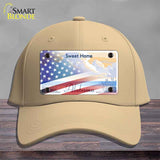 Alabama with American Flag Novelty License Plate Hat HAT-MLP-12329