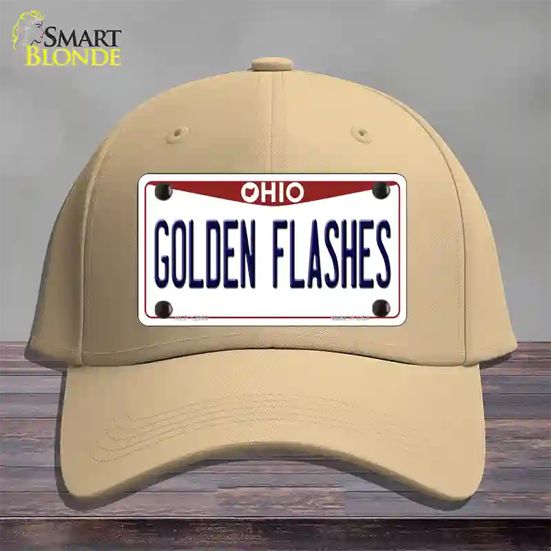 Golden Flashes Novelty License Plate Hat Cotton / Khaki