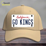 Go Kings California Novelty License Plate Hat Tag Cotton Khaki