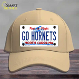 Hornets Fan Novelty License Plate Hat Tag Cotton Khaki