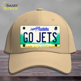 Go Jets Manitoba Novelty License Plate Hat Tag Cotton / Khaki
