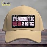 The Dork Side Novelty License Plate Hat Tag Cotton Khaki