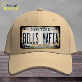 Bills Mafia New York Rusty Novelty License Plate Hat Tag Cotton Khaki
