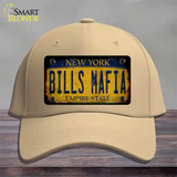 Bills Mafia New York Yellow Rusty Novelty License Plate Hat Tag Cotton Khaki