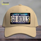 Go Bills New York Rusty Novelty License Plate Hat Tag Cotton Khaki