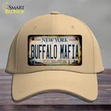 Buffalo Mafia Excelsior New York Rusty Novelty License Plate Hat Tag Cotton Khaki