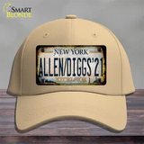 Allen Diggs 21 NY Excelsior Rusty Novelty License Plate Hat Tag Cotton Khaki