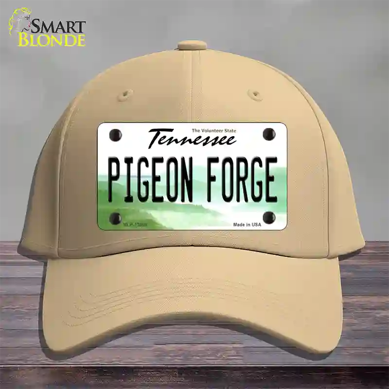 Pigeon Forge Tennessee Novelty License Plate Hat Tag Cotton Khaki