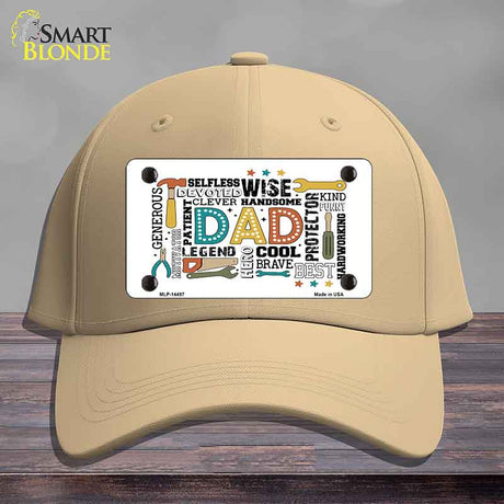 Dad Qualities Novelty License Plate Hat HAT-MLP-14497