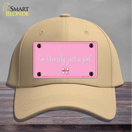 Im Literally Just a Girl Novelty License Plate Hat HAT-MLP-14530