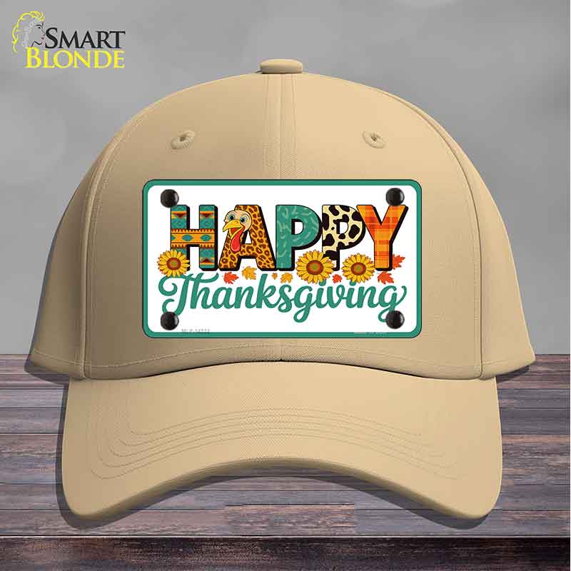 Happy Thanksgiving Novelty License Plate Hat HAT-MLP-14532