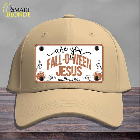 Fall-o-ween Jesus Novelty License Plate Hat HAT-MLP-14534