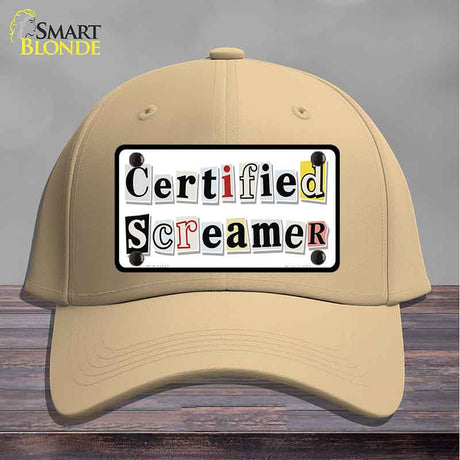 Certified Screamer Novelty License Plate Hat HAT-MLP-14542