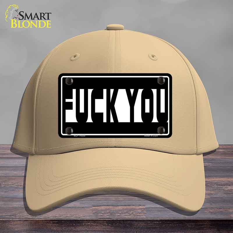 F-ck You Hidden Novelty License Plate Hat HAT-MLP-14555